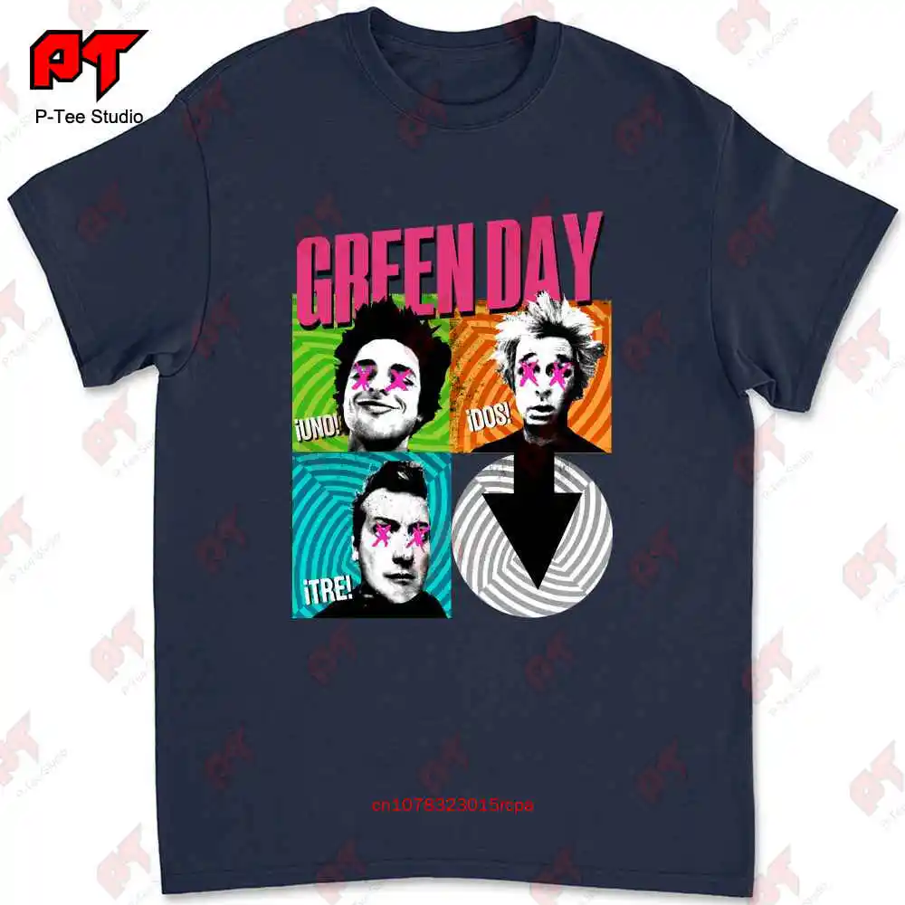 Green Day Uno Dos T-shirt C5PR