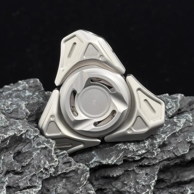 Hellhound EDC roestvrij staal mechanisch open pantser vingertop gyroscoop decompressie desktop speelgoed