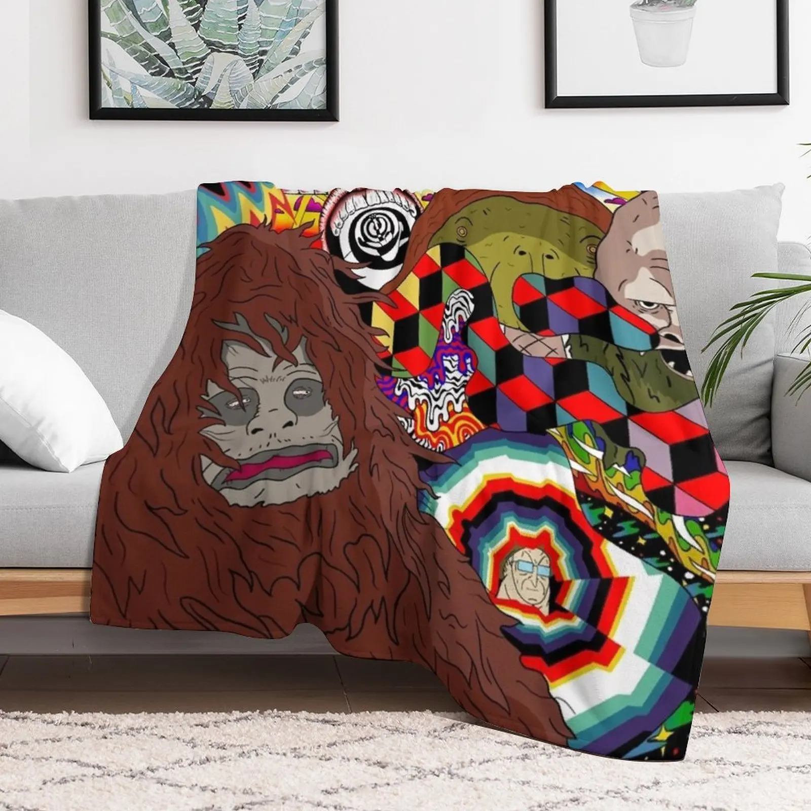 The big lez show wall art Throw Blanket Soft Beds Nap Sofa Throw Blankets