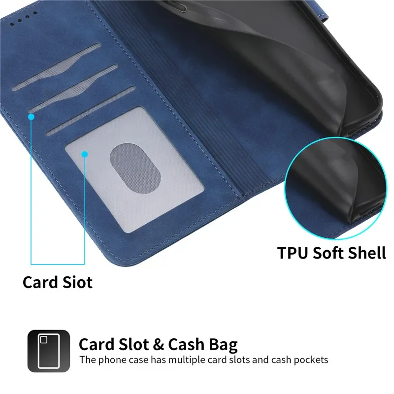 Business Magnetic Leather Case For Samsung Galaxy A36 A26 A56 A16 A15 A05 A25 A35 A55 M35 M55 M15 5G A06 Cases Flip Phone Cover