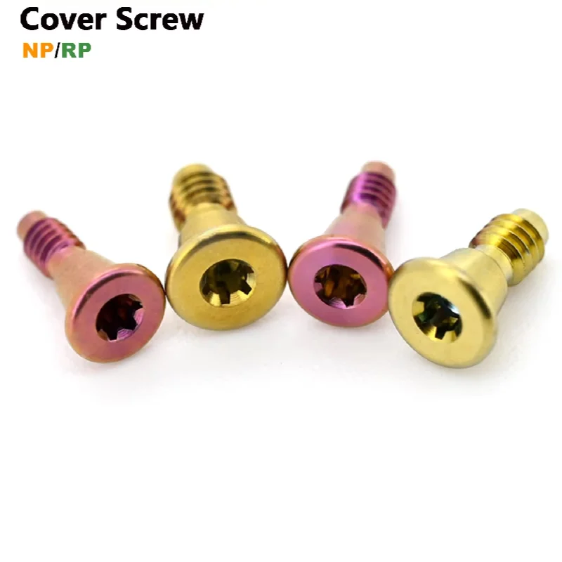 Grade 5 Titanium Cover Screw Compatible with Nobel Biocare CNC Machined Oral Care Restoration Spare Parts Factory Price OEM ODM