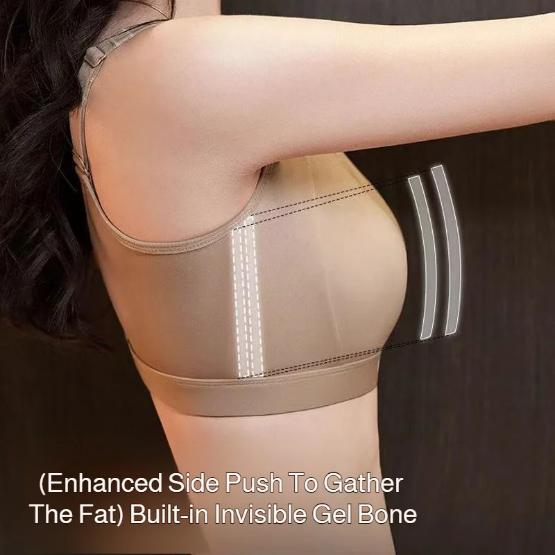 Dámská sportovní podprsenka Hin, tvarující spodní prádlo proti prohýbání, pohodlné prodyšné, minimalizující aktivní spodní prádlo pro ženy - náhled 5