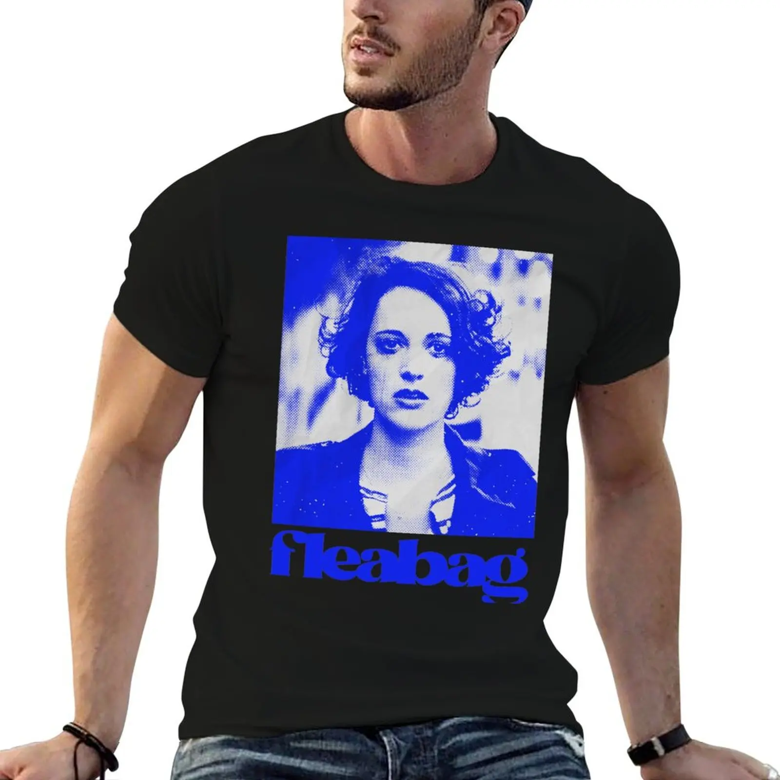 fleabag by phoebe waller bridge Fitted T-Shirt quick-drying plus sizes anime stuff mens workout shirts