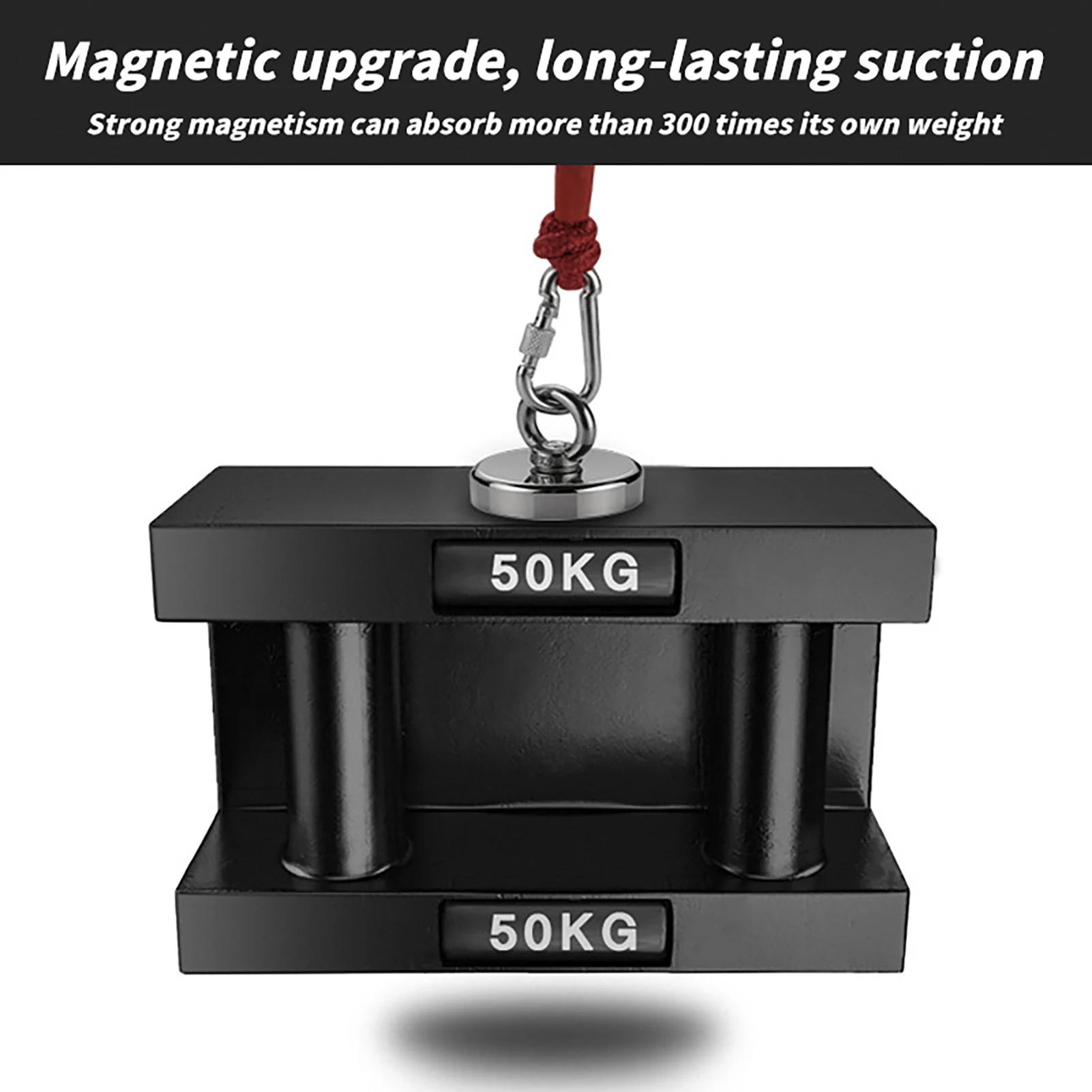 مغناطيس قوي مع خطافات صناعية فائقة القوة من النيوديميوم مناسبة لأساسيات الرحلات البحرية #1