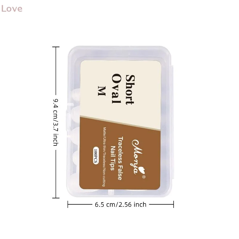 [L & P] 100 قطعة/صندوق مسمار الفن زينة مانيكير لوازم Craft بها بنفسك الحرفية المنزل وهمية الأظافر تلميع أثر Demal الصحافة نصائح كاذبة