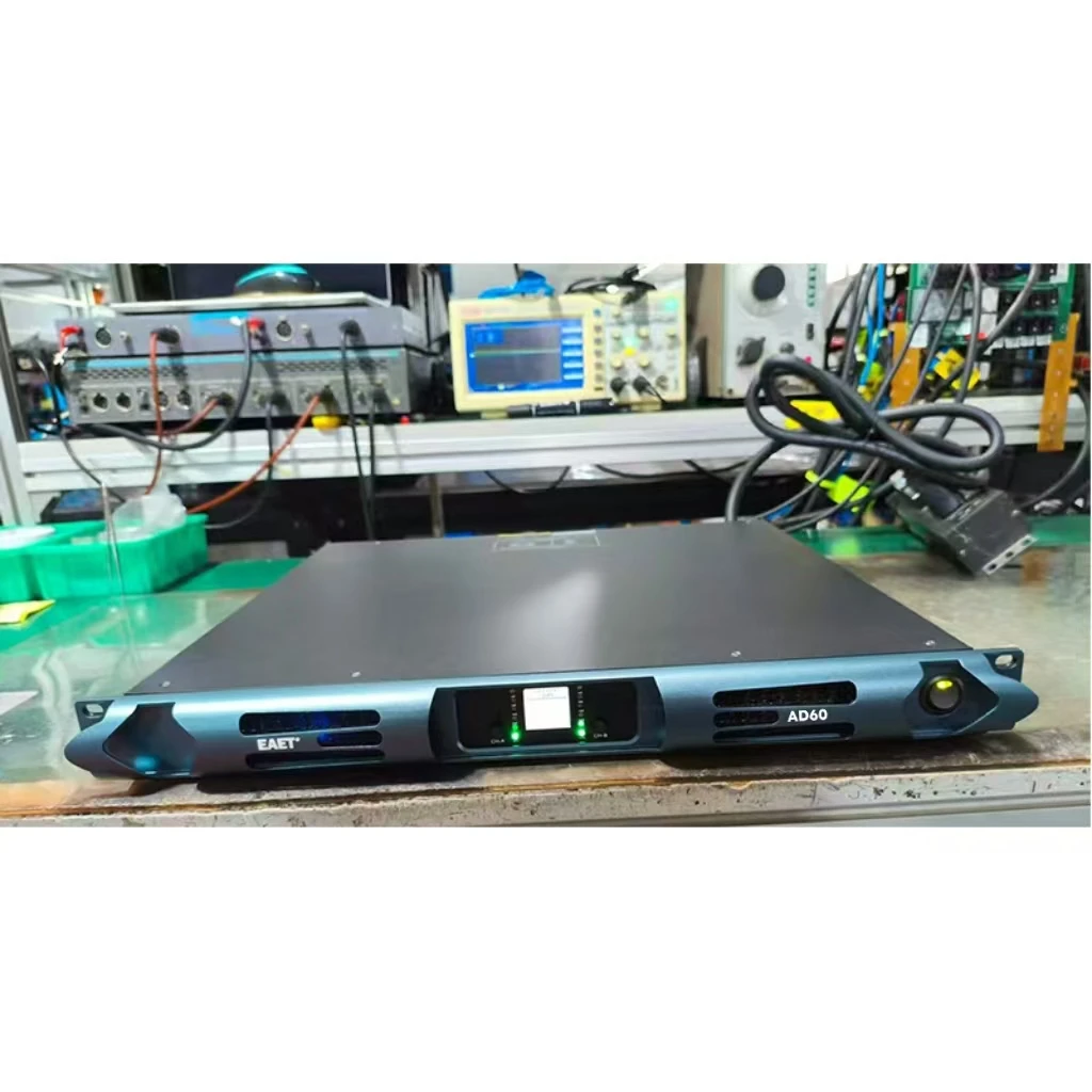 Active AD42 Professional Sound Audio Amplifier Class D 1U 90-260V Professional Power Amplifier 2 Ohm Amplifier With Metal Shell