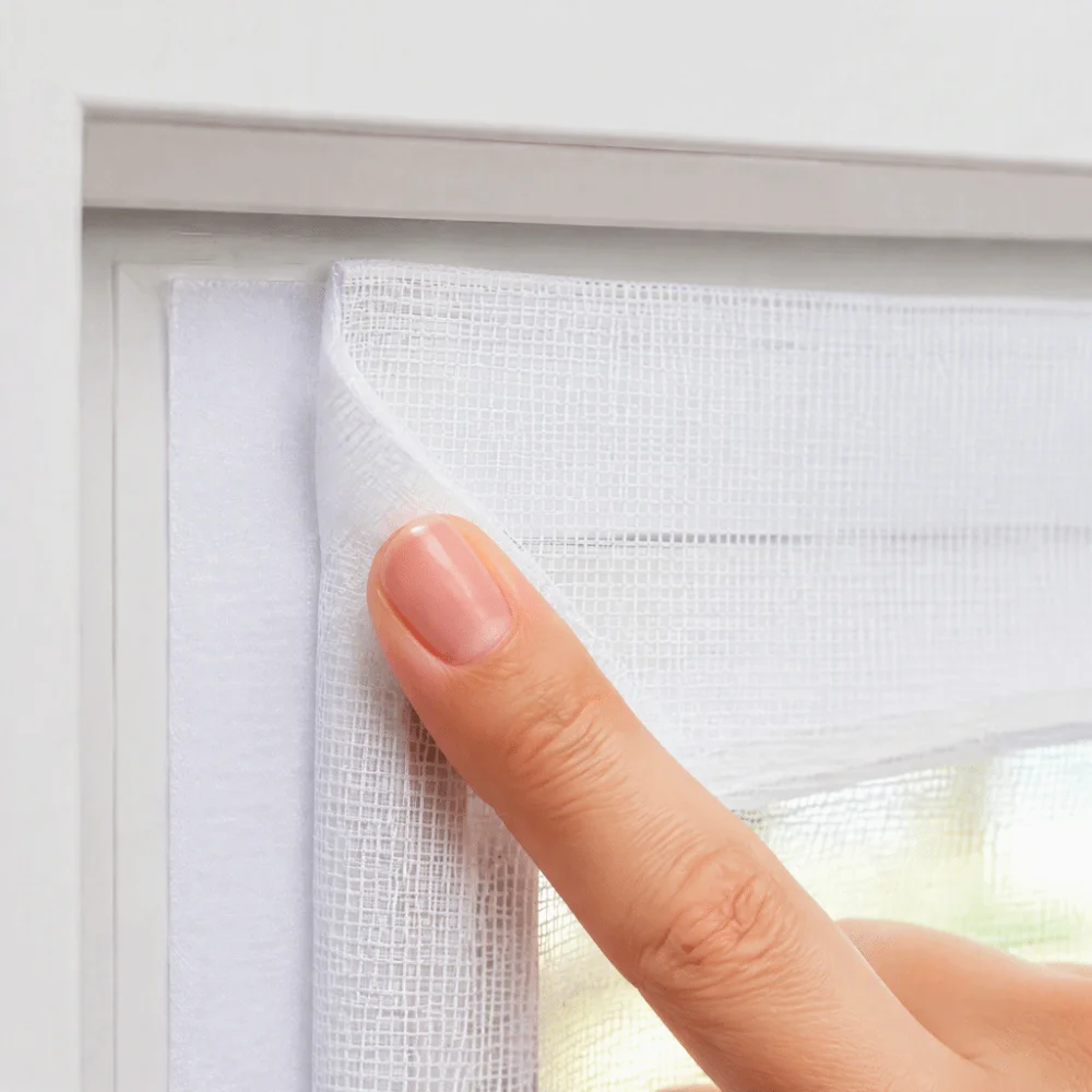 Self Adhesive Window Screen Netting 59.06x51.18in Lightweight Mesh Fly Window Screen White Stretchy Fabric