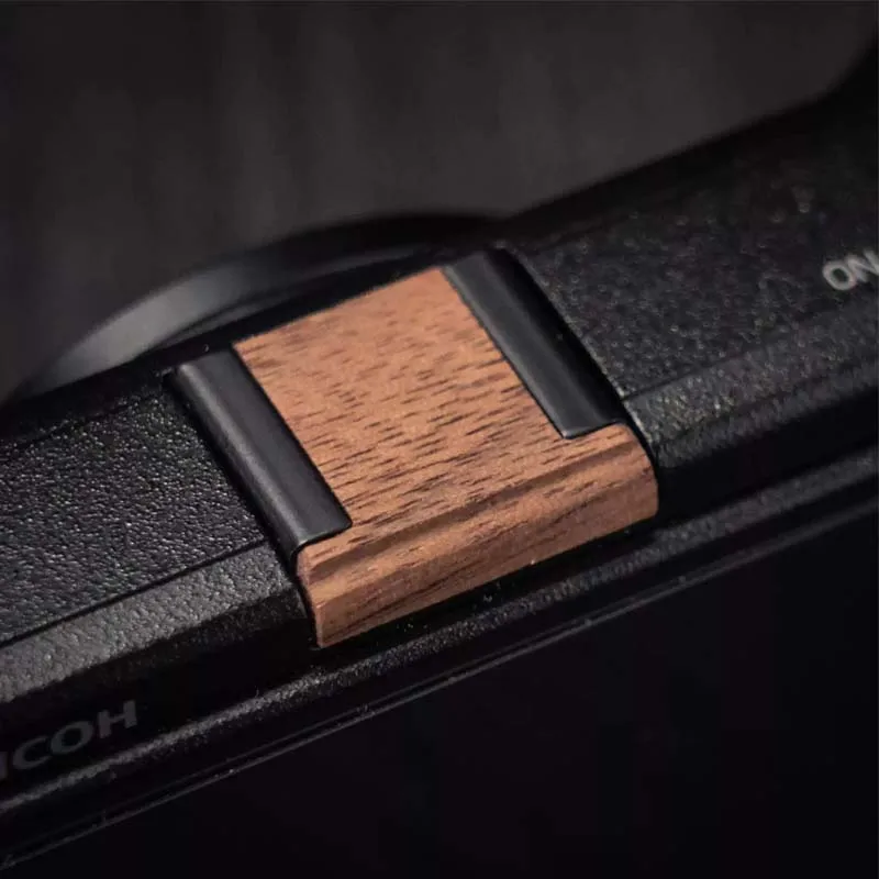 YUWOOD Solid Wood Snug fit no scratches to the camera Hot Shoe Cover for Ricoh GR4