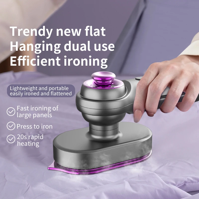 Portable Mini Electric Iron Travel-Ready Handheld Garment Steamer with Vertical Steam for Clothes for Household Use