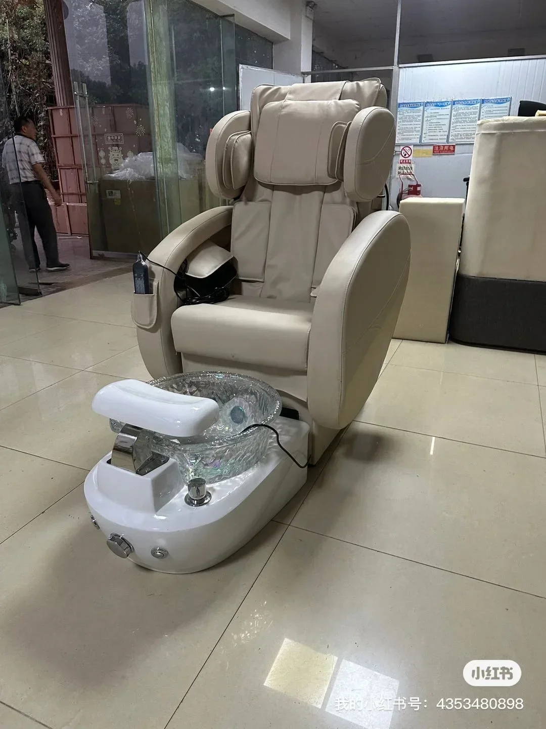 كرسي باديكير مريح لكامل الجسم، كرسي تدليك عالي الجودة، نمط مخصص، وقت خارجي، لون العمل الحديث، أصل مدلك