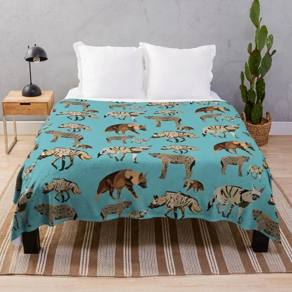 H is for Hyena Throw Blanket