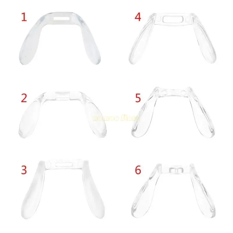 

31BF U Nose Pad Glasses Accessories PVC Non-slip Sunglasses Pads Support Readin
