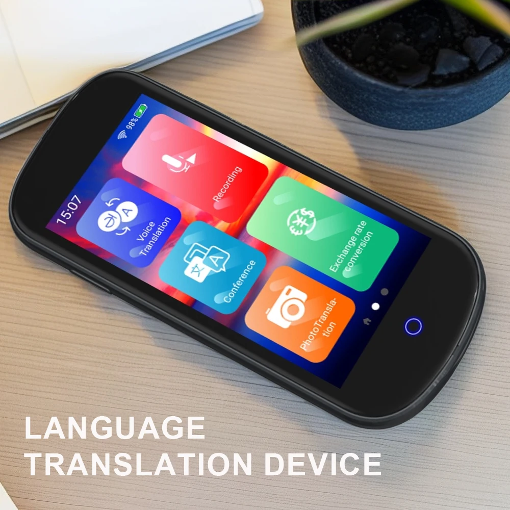 AI Language Translation Device, Real-time Two-way Language Translation, Supports WiFi Online And Offline Translation, 137 Languages Instant Online Translation , 16 Languages Offline Translation, Portable Translation Device, Office, Travel Essential