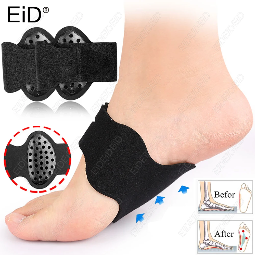 

1/2 пары подставок для коррекции свода стопы, подтяжки для свода стопы, гелевые подушечки для плоскостопия, высокие и опавшие арки EID