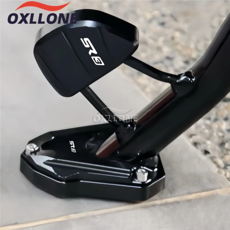 For VOGE SR250GT SR3 2023 - 2025 2026  SR 3 Motorcycle CNC Aluminium Kickstand Foot Side Stand Enlarger Extend Side Brace Assist