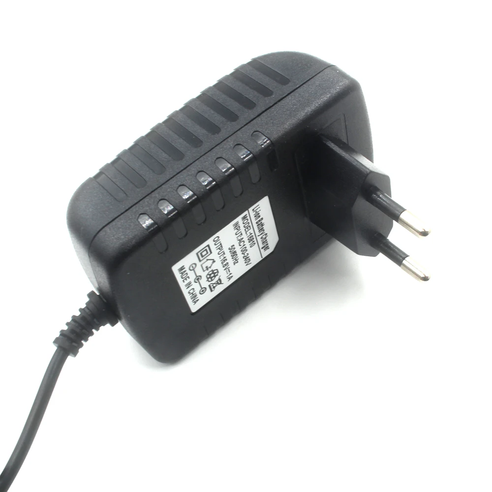 EU PLUG 100V-240V 21V 1A 18650 Lithium Battery Charger 21 V Volt Power Adapter DC 5.5*2.1MM Power Supply 21V 1 A