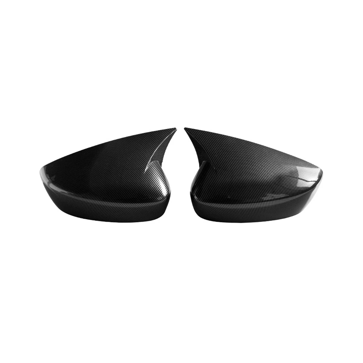 Bullhorn Type ABS Carbon Fiber Style Rear View Side Mirror Cover Rearview Caps for 20 Enclave