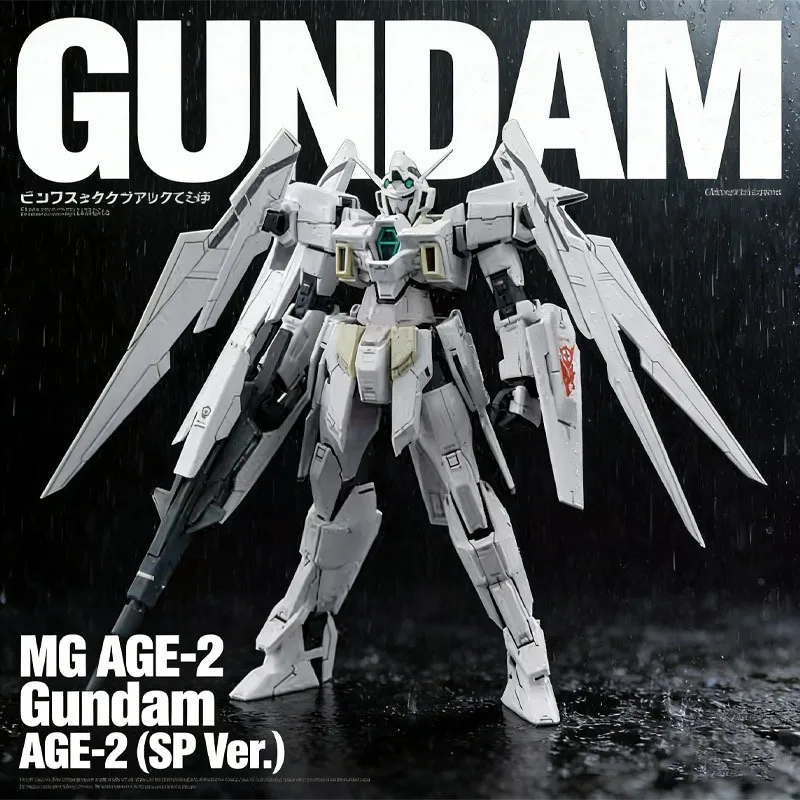 

Bandai Genuine PB MG 1/100 GUNDAM Action Anime Figure AGE-2 (SP Ver.) Model Kit for Boys Girls Kids Gift Collectible Model