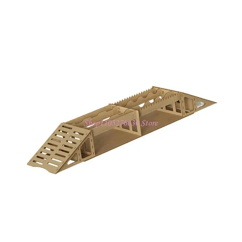 R6fd in legno blocchi stradali rampe per bridge per remoto giocattolo blocchi stradali