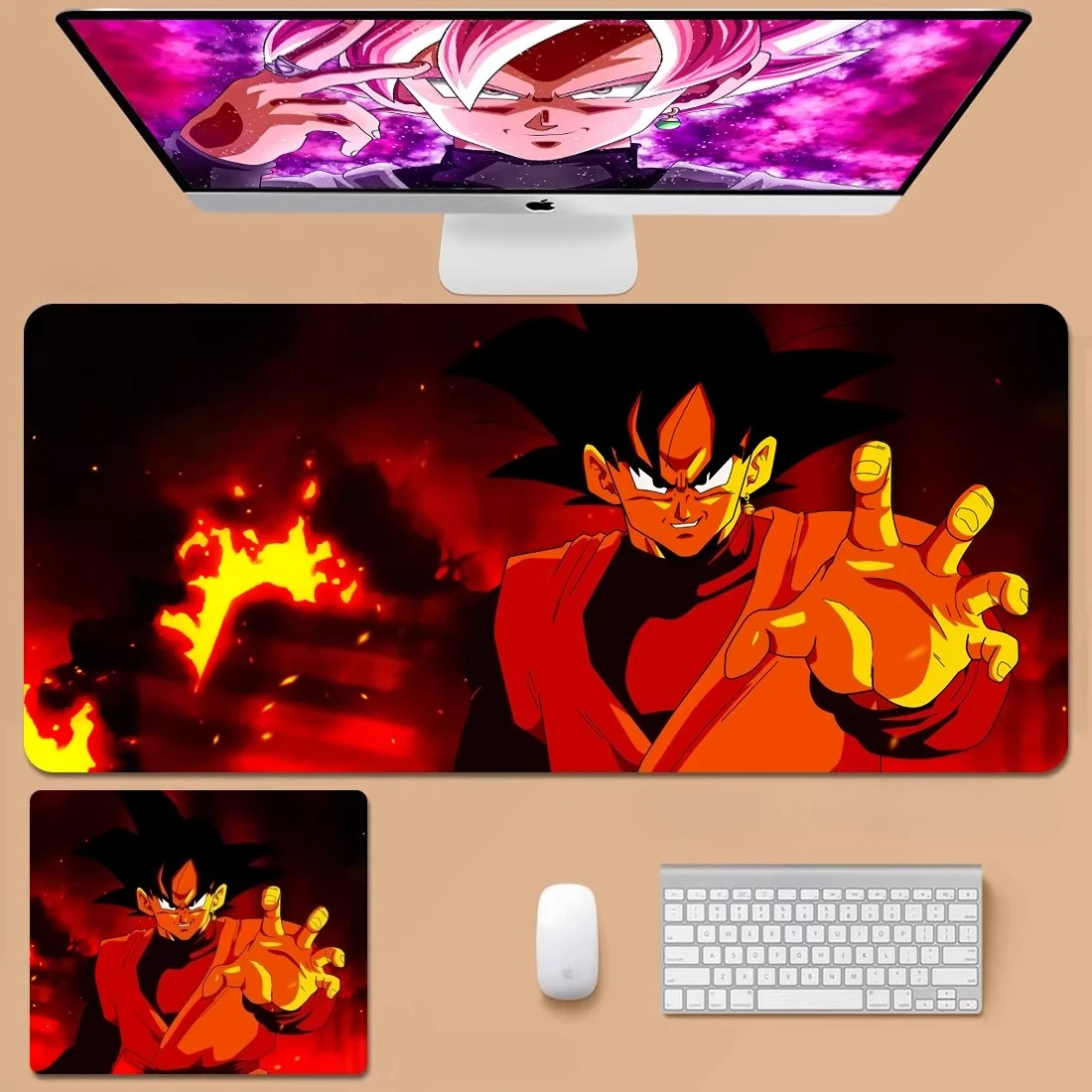 New High Definition Printed Dragon Ball Anime Peripheral Son Goku Mouse Mat Vegeta Bulma Broly Large Keyboard Mat Book Table Mat
