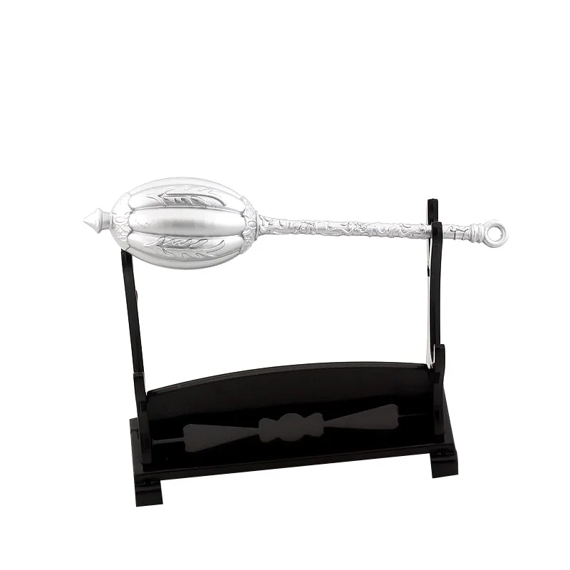 الهامش المائي فيلم والتلفزيون المحيط لو Zhishen لين تشونغ لي باي الفأس سبيكة نموذج سلاح لعبة 22 سنتيمتر تمثال فنون الدفاع عن النفس الصينية