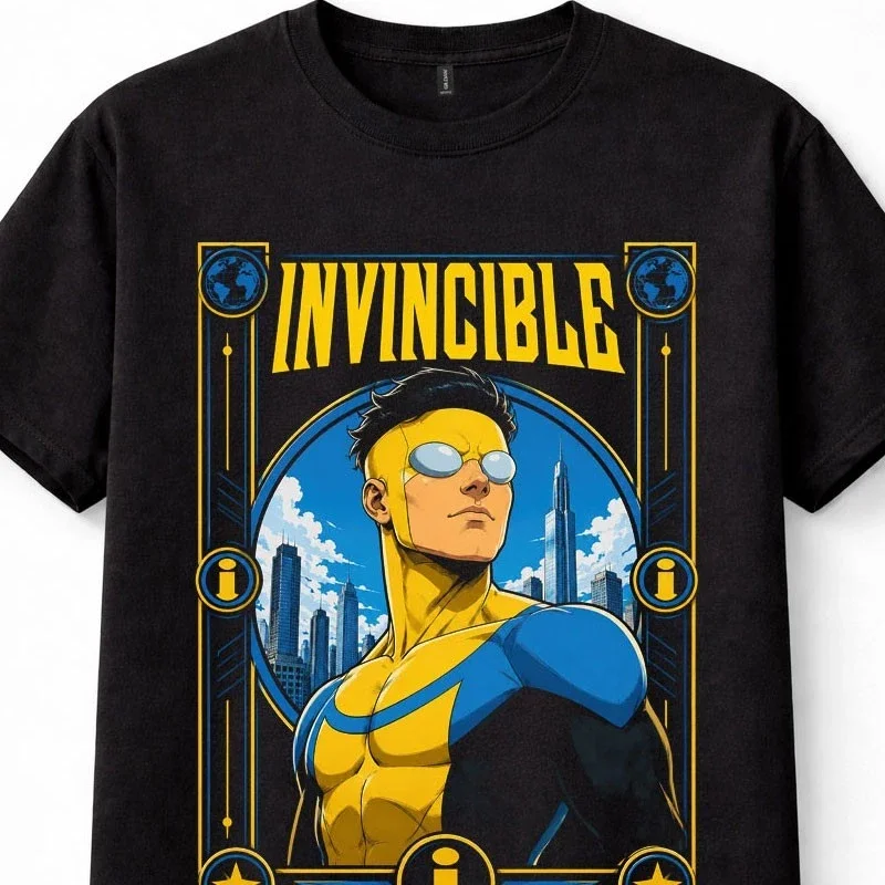 Invincible Superhero Comic Graphic T-Shirt Mark Grayson Unisex T-Shirt
