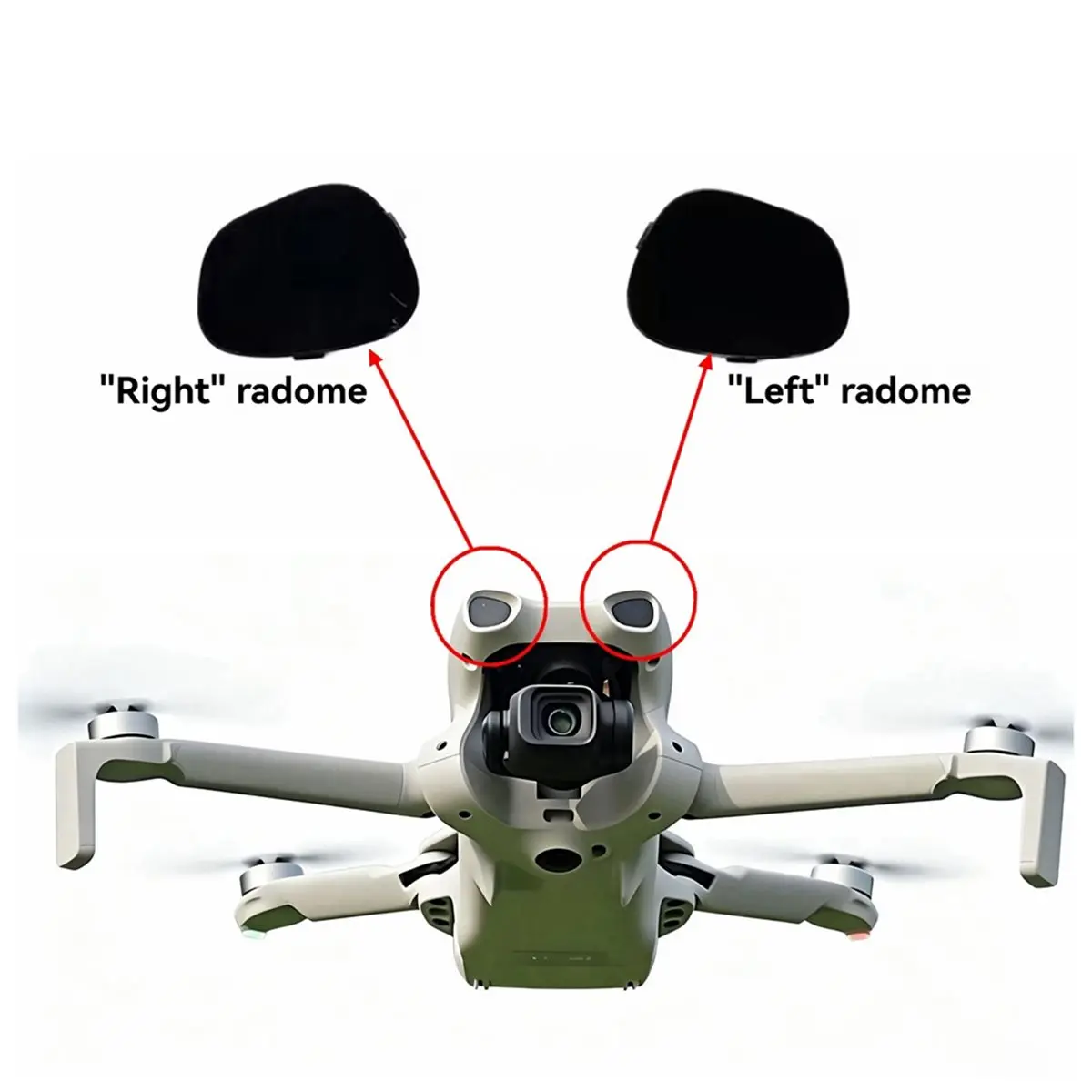 Left Right Radar Cover for X1 Replacement Cover Spare Parts for X1