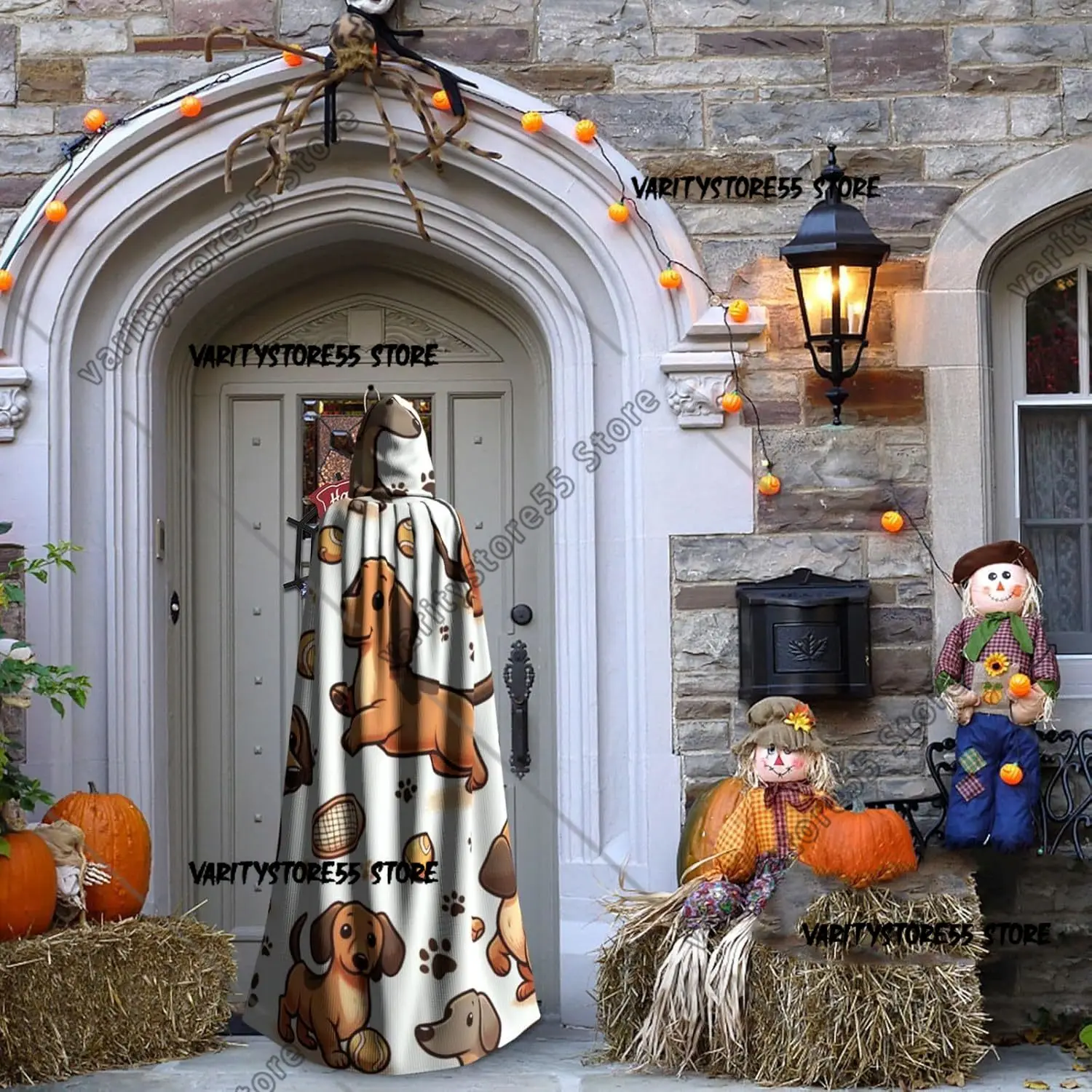 ملعب الألماني المبهج للبالغين الساحرة مقنعين كيب الهالوين زي مقنعين عباءة