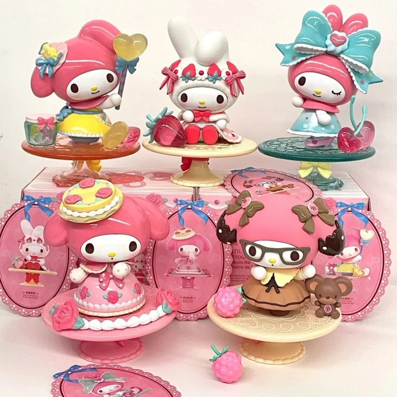 

In Stock New My Melody Afternoon Tea Series Figure Kawaii Anime Model Collection Statue Doll Action Figurine Pvc Toys Xmas Gifts