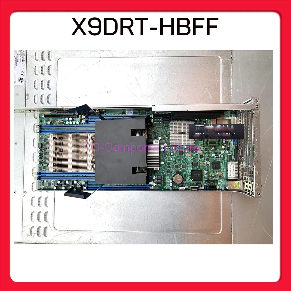 For Supermicro Blade Server Motherboard C602 LGA 2011 256GB DDR3 Support E5-2600 X9DRT-HBFF