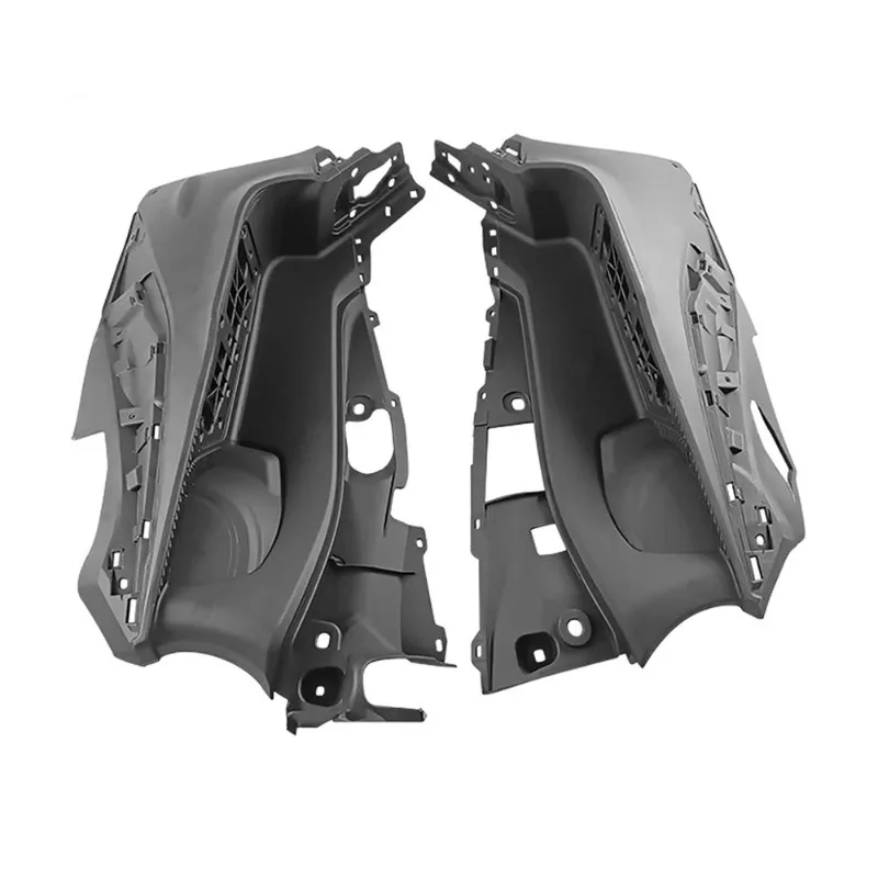 الأجزاء مناسبة لـ Yamaha TMAX560 حوالي 2022-2025 لوحة جانبية سفلية لدواسة القدم، لوحة واقية #1