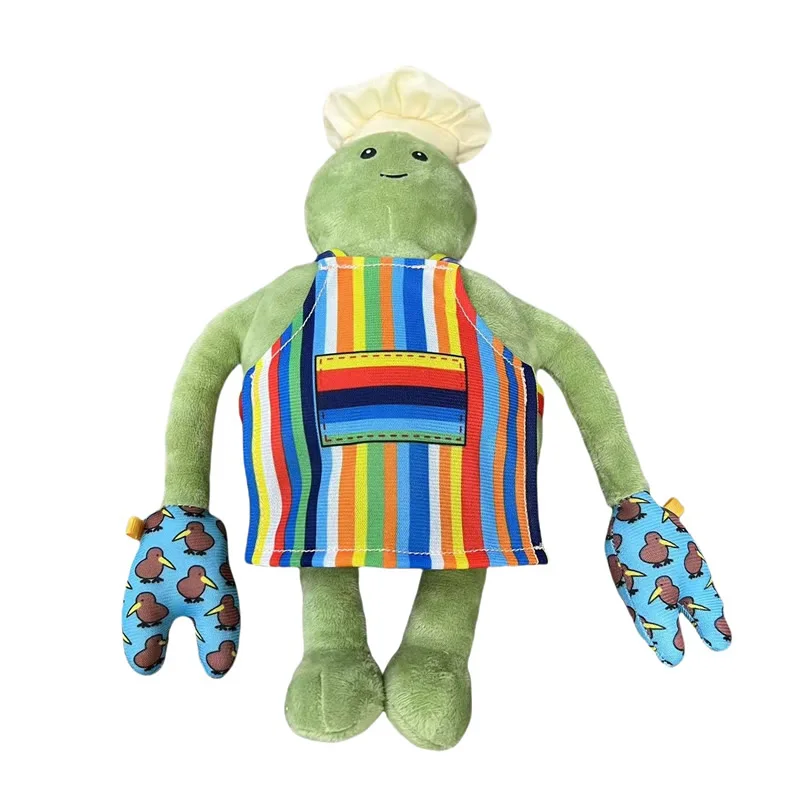 Аниме «Крихный шеф-повар», плюшевая игрушка, мультяшная анимационная кукла, милая зеленая кожаная кукла шеф-повара, коллекция фартуков, игрушка для подарков для детей