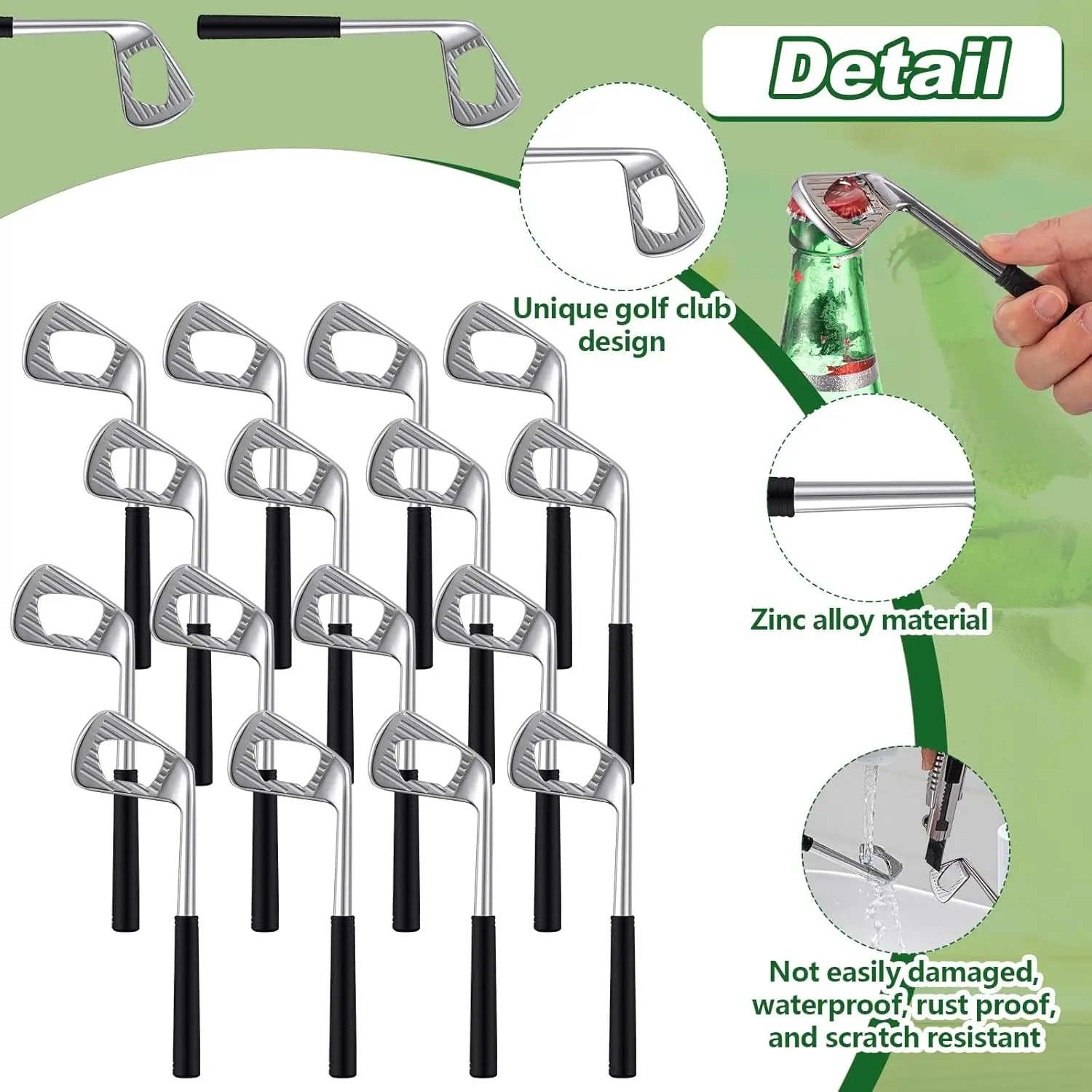Открывалка для бутылок для гольф-клуба 20, новинка, подарок для гольфа на День святого Валентина, подходит для мужской открывалки для бутылок для гольфа, подарок на мальчишник.