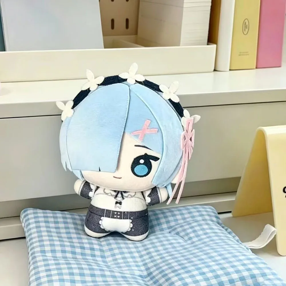 10cm Re:Life in a different world from zero Plush Doll Pendant Rem Stuffed Toy Toy Backpack Collect Holiday Present Gift