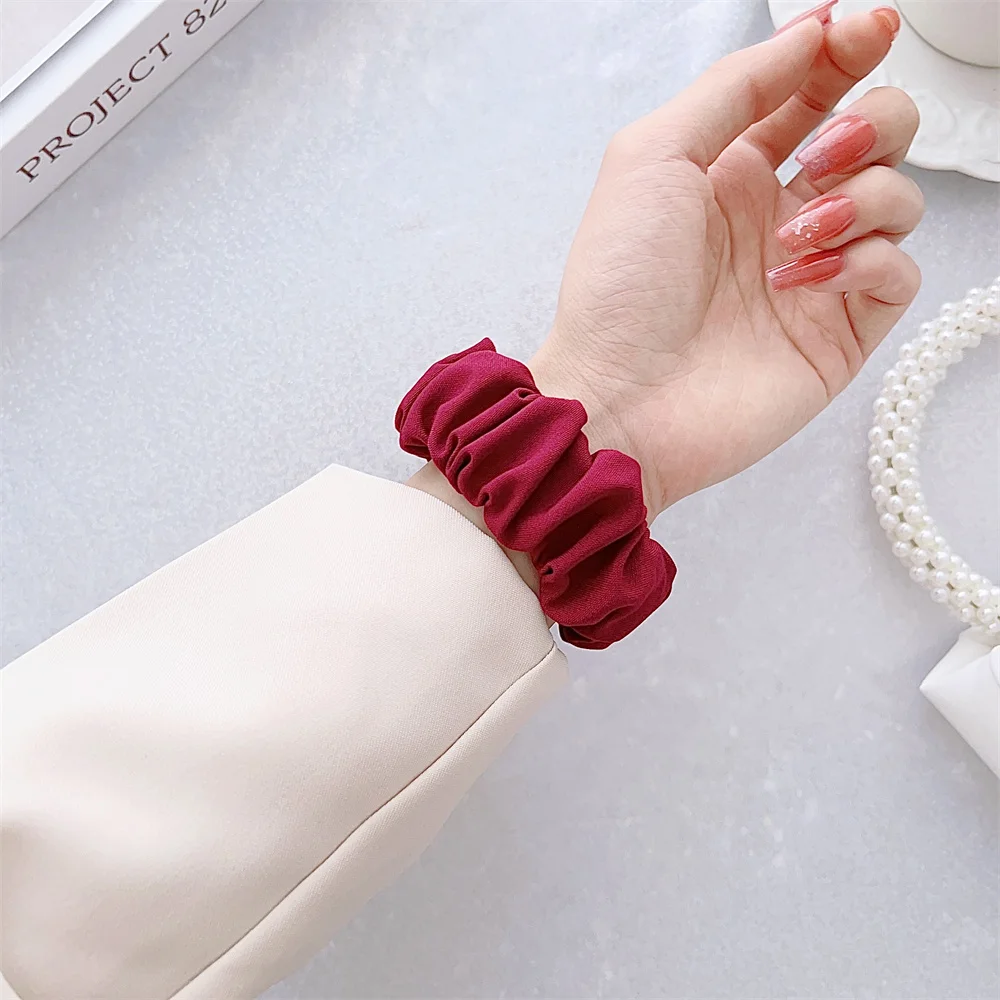 Scrunchie Strap for Apple Watch Band 45mm 41mm 44mm 40mm 42mm Elastic nylon Bracelet iwatch series 9 8 7 6 5 4 3 SE ultra 2 49mm