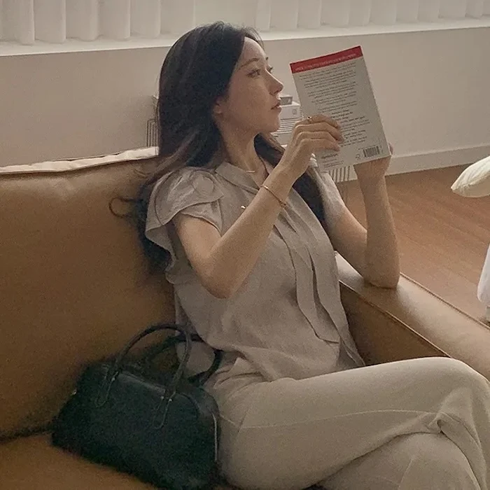 

Женский V-ne irt с шарфом Fly Sve Свободный французский топ Pure Color ort Sve Кружевная ткань со снежинками