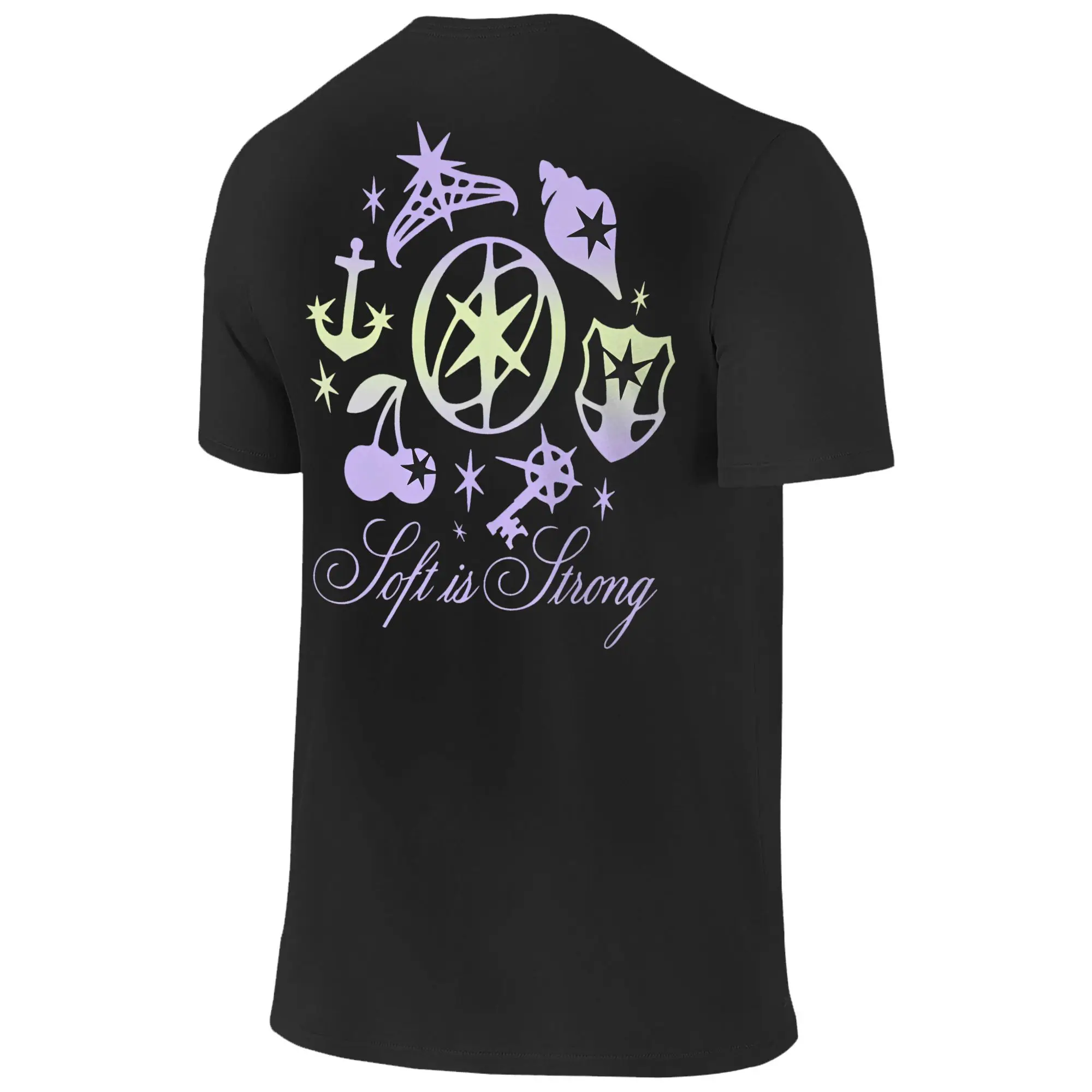 キャッツアイポップミュージック Tシャツ男性美的綿 Tシャツビーチ O ネックヒッピー Tシャツパターン特大トップス