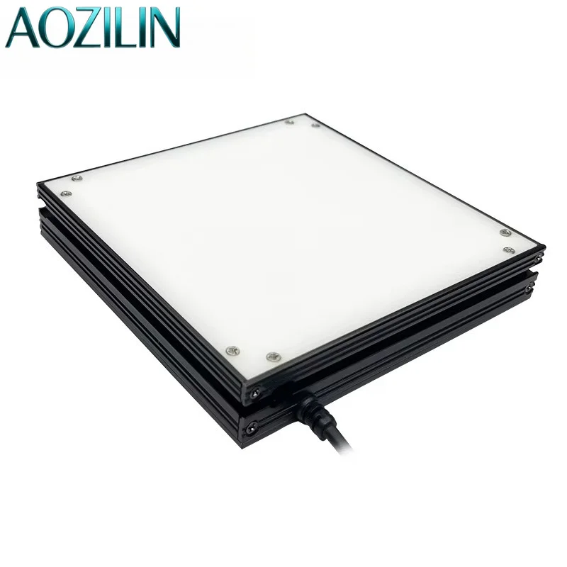 AOZILIN High Brightness Square LED Backlight Machine Vision Area Light For Liquid Height Edge Breakage Detection Customizable