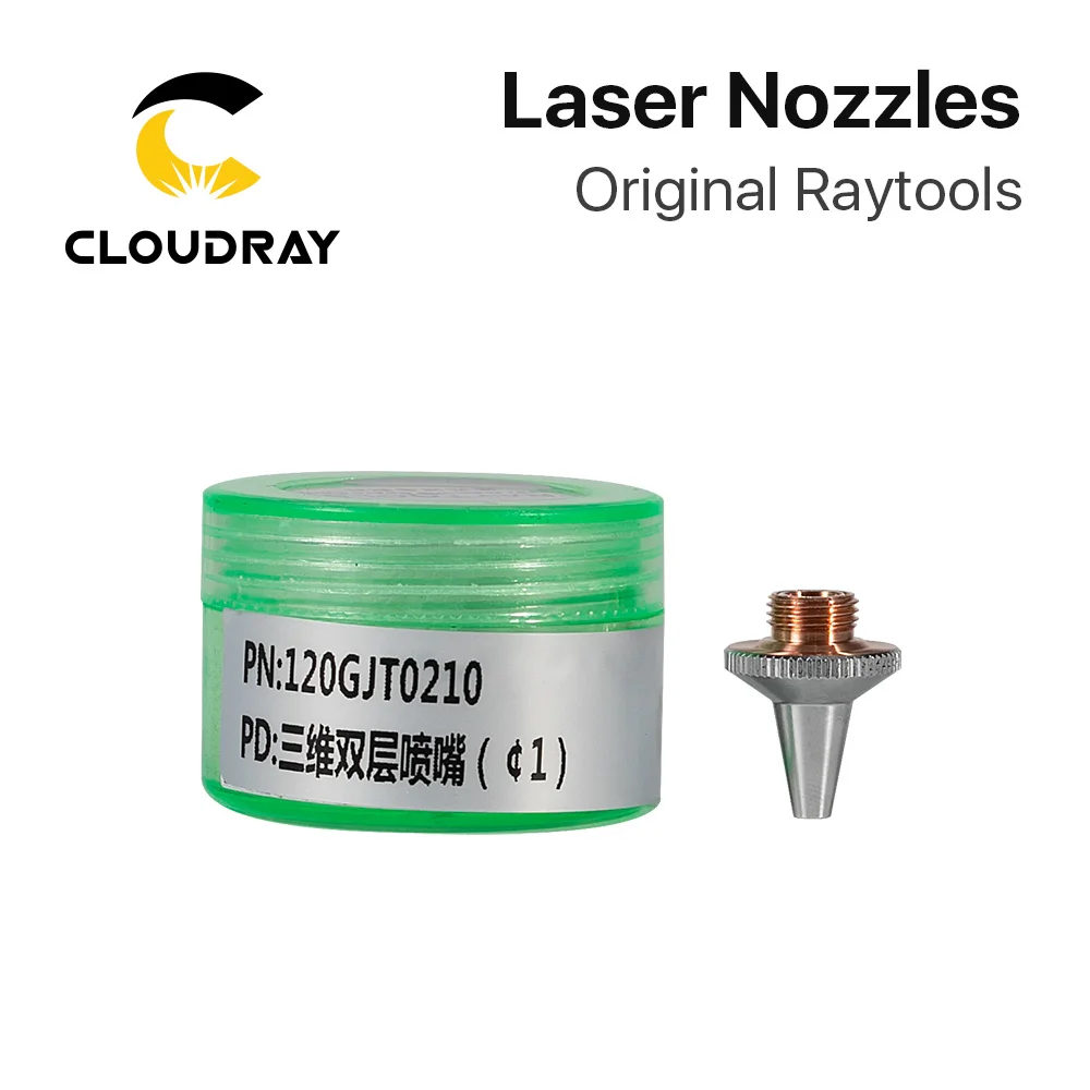 Cloudray 3D Laser Nozzle M8 Dia.15mm Height 19mm Raytools 3D Cutting Nozzle Single & Double Layer For Raytools 3D BT240S BM109