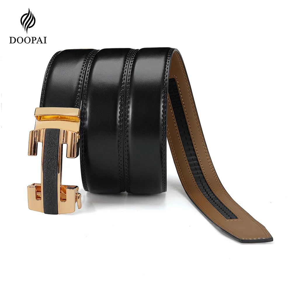 Men High Quality Genuine Leather Belt Luxury Designer Belts Men Cowskin Fashion Strap Male Jeans for Man Cowboy
