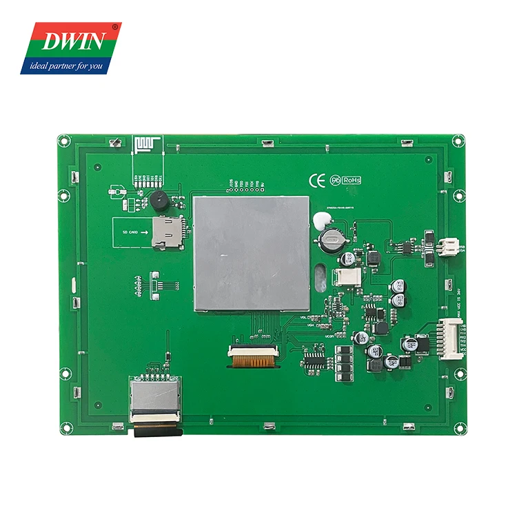 2026 DWIN 8 Inch 1024*768 IPS TFT Display Module Serial Port Smart UART Capacitive Touch Panel HMI Screen
