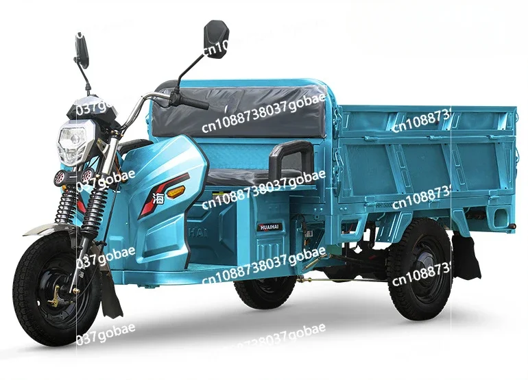 Electric Tricycle Fruit Truck Load King Cargo Express Vehicle New Household Battery Vehicle Agricultural Vehicle