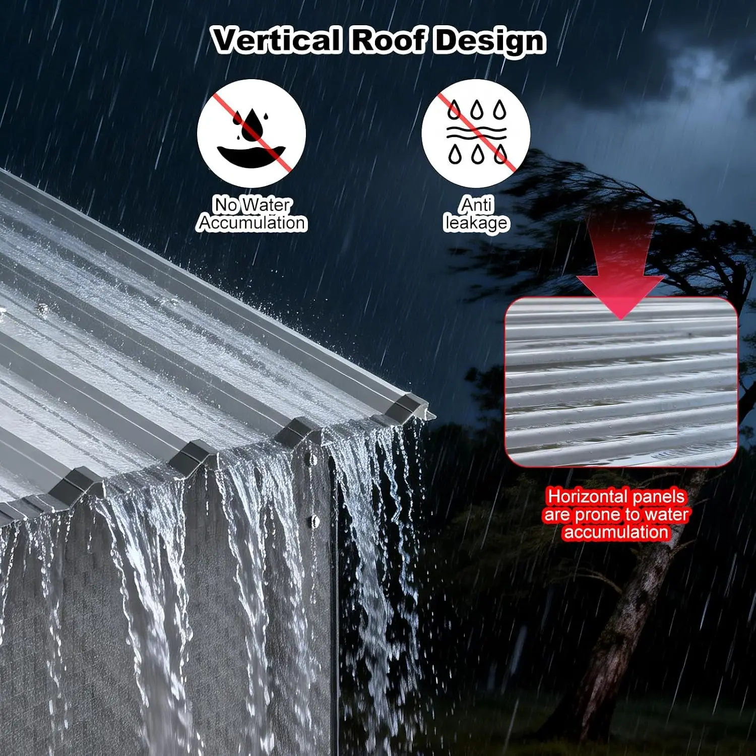20x20 FT 2-Car Metal Carport with PE Sidewalls & Frame, Customized