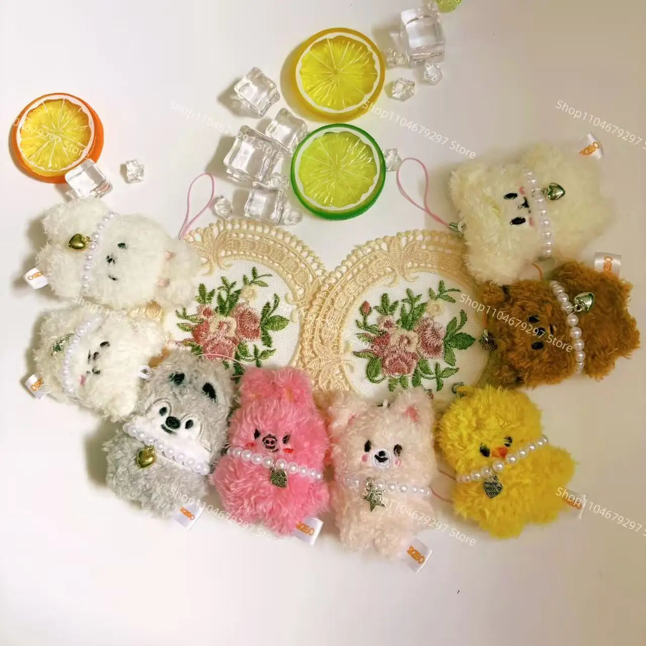 พวงกุญแจสเตรย์คิดส์ SKZOO ตุ๊กตาสัตว์น่ารักประดับมุกเล็กๆ รูปดาวน่ารัก ของตกแต่งจี้ห้อย ของเล่นเด็ก สำหรับแฟนคลับ SKZ