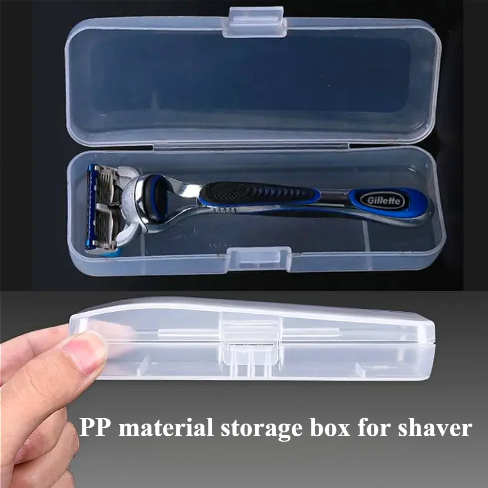 

1Pc Shaver Box Container Portable Travel Men'S Razor Case Plastic Razor Blades Storage Shaving Machine Container Wholesale