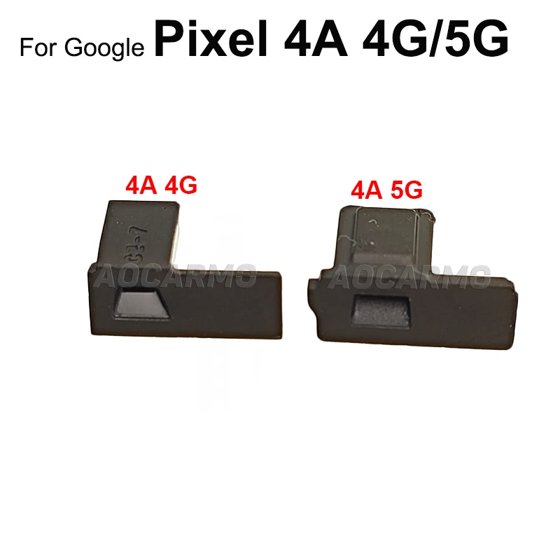 Aocarmo لـ Google Pixel 4A 4G 5G مكبر الصوت Mic Dust Net Mesh استبدال أجزاء