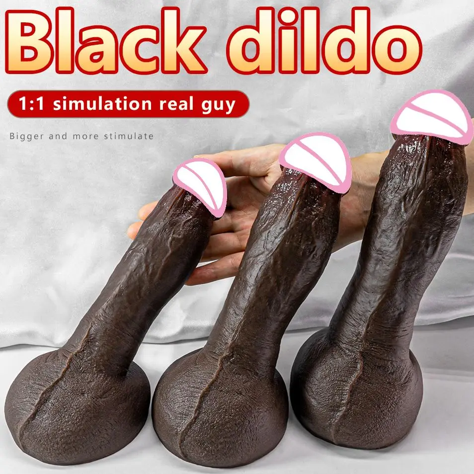 Huge Soft Dildo  Artificial Penis  Silicone Strong Suction Cup Vagina Anal Female Masturbator Sex Toy for Women Men Adults 18