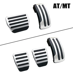 For Nissan X-Trail T31 Qashqai J10 Pathfinder Patrol Armada Accelerator Brake Clutch Fuel Gas Foot Pedal Cover AT MT Replacement