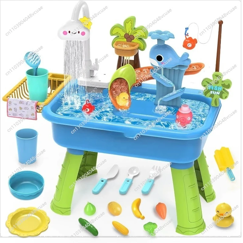 

Водяной стол для малышей 1-3 лет с электрическим водяным насосом
