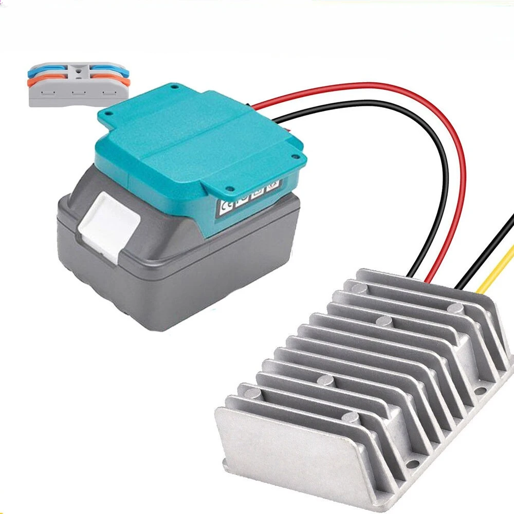 Regulador de voltaje reductor de 480W, convertidor 40A para batería de iones de litio Makita de 18V, rueda de alimentación DIY, Boost Buck